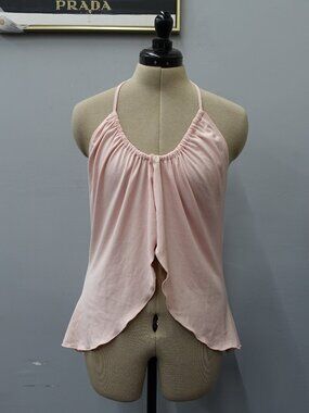 Vese Pink Y2K Halter Summer Top